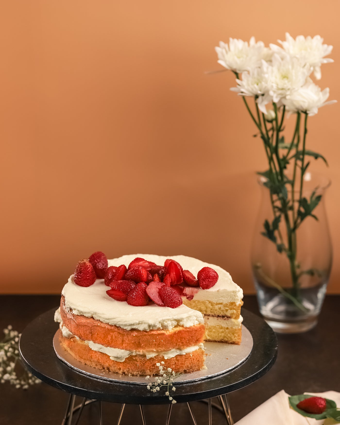 Victoria Sponge Cake (without Strawberry Topping)